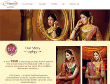 Tablet Screenshot of abjewels.com